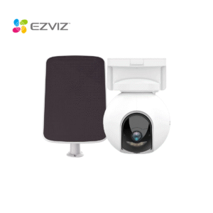 Cámara IP PT EZVIZ CB8 Pro 4K Exterior con Batería 10.400 mAh Panel Solar y Wi-Fi 6 Rotación 360