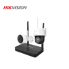 Kit de Videovigilancia Hikvision EasyLink Wi-Fi 6 NVS con Cámara Domo PT 4MP y Cámara Bullet 4MP Exterior