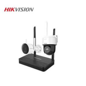 Kit de Videovigilancia Hikvision EasyLink Wi-Fi 6 NVS con Cámara Domo PT 4MP y Cámara Bullet 4MP Exterior