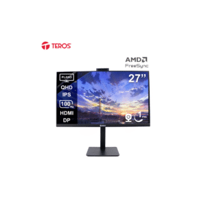 MONITOR CORPORATIVO TEROS TE-2715CS 27" QHD IPS 100HZ CON CÁMARA 5MP