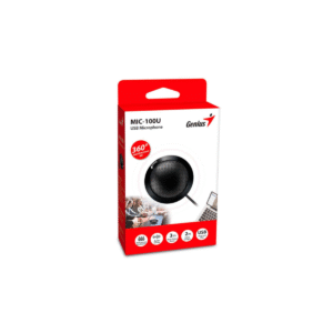 GTF253785 MICRÓFONO GENIUS MIC-100U USB OMNIDIRECCIONAL PARA VIDEOCONFERENCIA BLACK