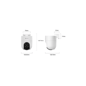 GTF314030_2 CÁMARA IP EXTERIOR EZVIZ H8C 2K PT WIFI 4MP 360° CS-H8C-R200-1J4WKFL