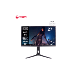 Monitor Plano Gaming TEROS TE-2754G 27" QHD IPS 200Hz 1ms FreeSync Premium