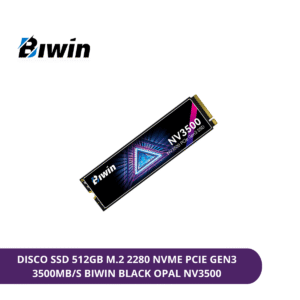 DISCO SSD 512GB M.2 2280 NVME PCIE GEN3 3500MB/S BIWIN BLACK OPAL NV3500 BNV3500512G-RGX