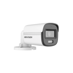 CÁMARA MINI BULLET HIKVISION 2MP COLORVU SMART HYBRID LIGHT 2.8MM CON AUDIO HK-DS2CE10DF0T-LPFS