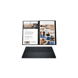 GTF474277_1 LAPTOP ASUS ZENBOOK DUO 14" FHD OLED TÁCTIL DUAL SCREEN CORE ULTRA 9 285H 16GB LPDDR5X 512GB SSD INKWELL GRAY WINDOWS 11 HOME 90NB14X1-M00TL0