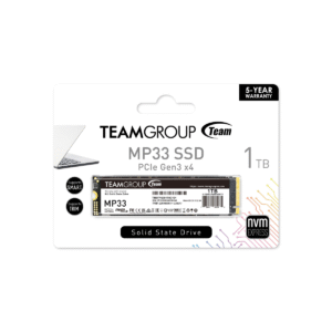 DISCO SSD 1TB M.2 2280 NVME PCIE GEN3 1800MB/S TEAMGROUP MP33 TM8FP6001T0C101